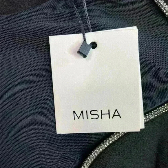 The Misha Hestia Mini Dress in Black Size Medium - Picture 10 of 16